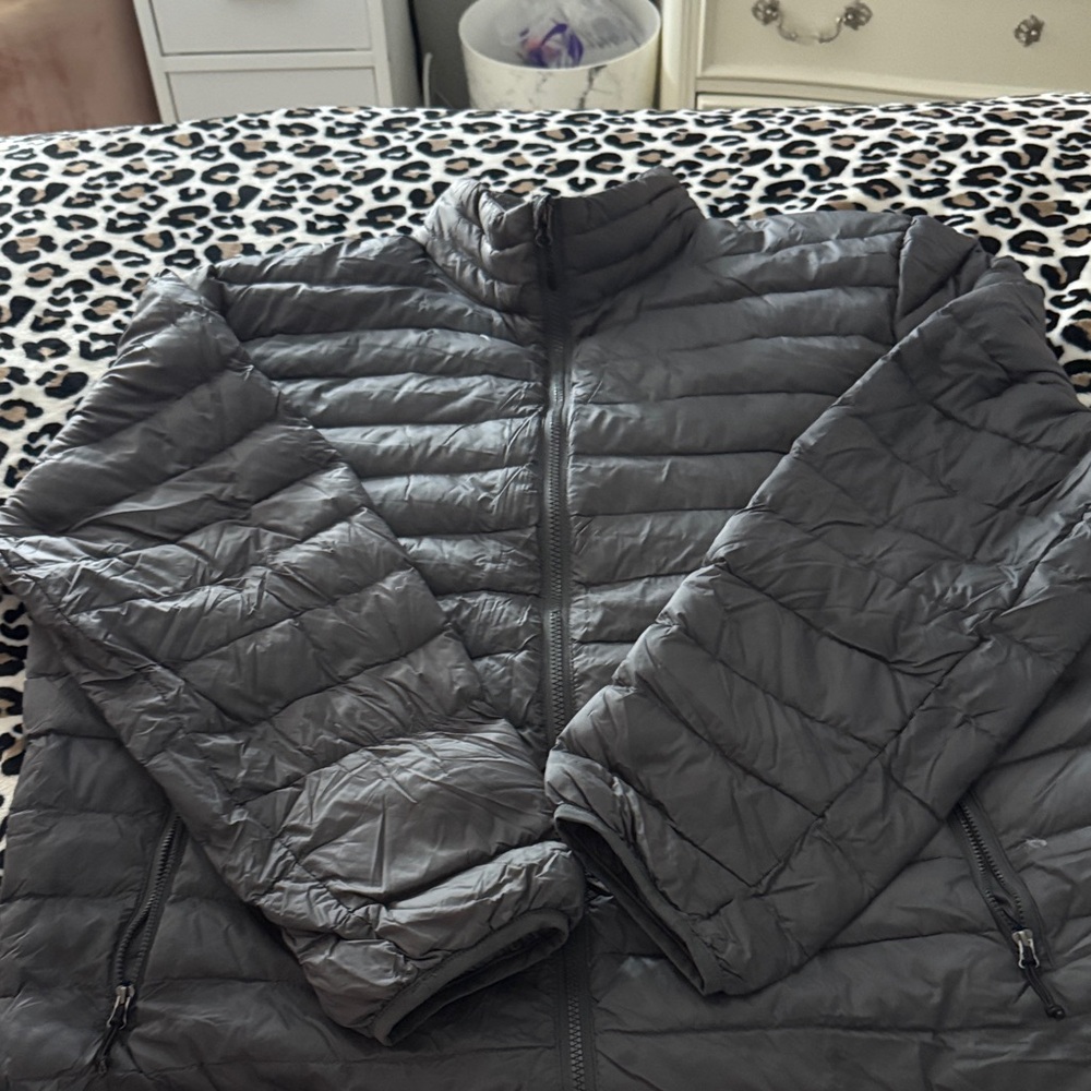 Gray Puffer Jacket